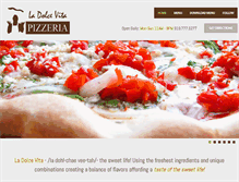 Tablet Screenshot of ldvpizzeria.com